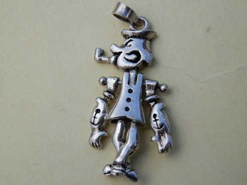 Sterling silver (6.2g) Popeye pendant - thirty (30) days to pay