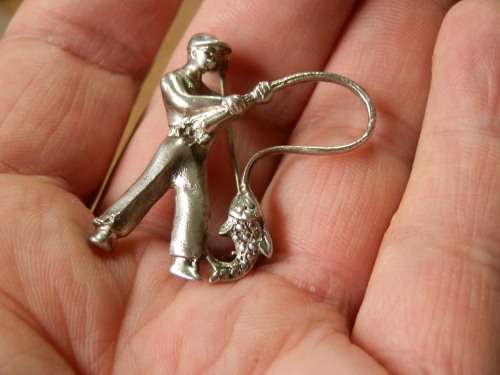 Vintage sterling silver (6.7 g) brooch - thirty (30) days to pay