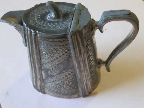 Antique silver teapot