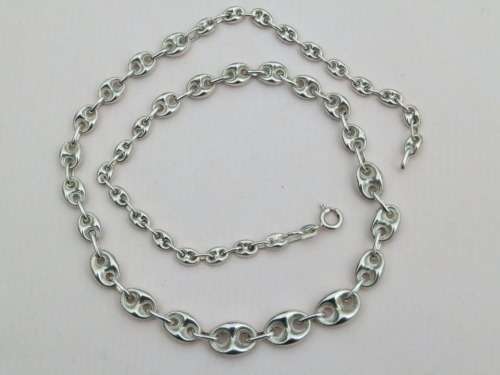 PRICE REDUCED!  Heavy sterling silver necklace, 16.2 g.
