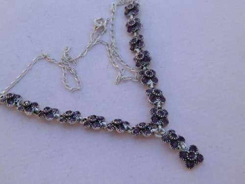 Sterling silver necklace, 11.9 g.