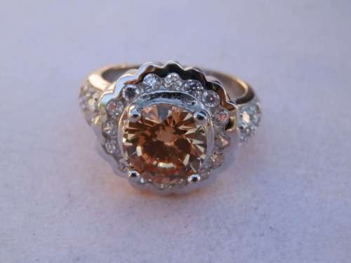 Sterling silver ring, 10.5 g.