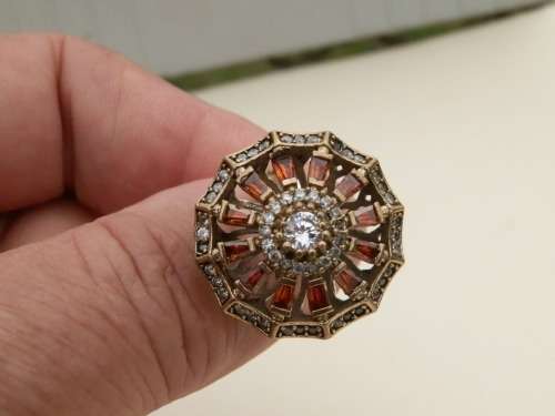 Awesome sterling silver ring - weight 8.1 g.