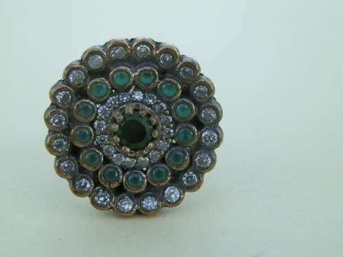 Exquisite sterling silver ring - weight 10 g.