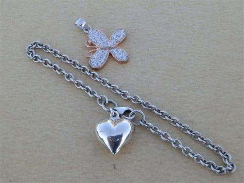 Lovely solid sterling silver bracelet - weight 7.93 g g.