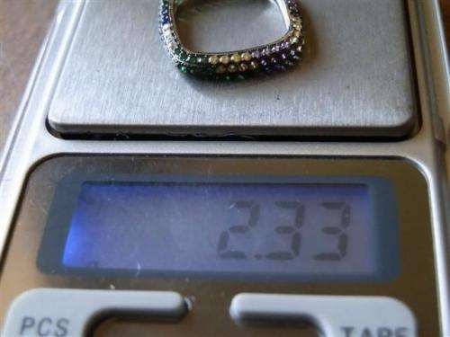 Stunning solid sterling silver ruby, sapphire, amethyst and topaz ring - weight 2.33 g.