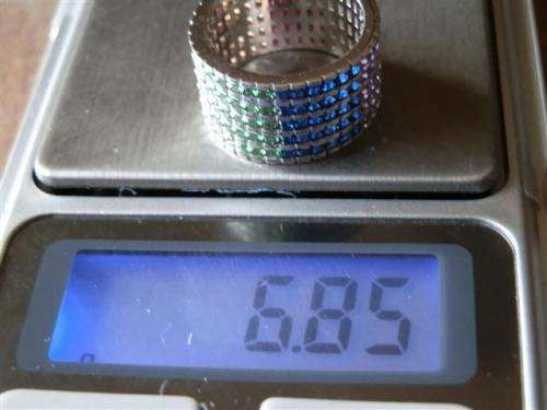 Exquisite solid sterling silver ruby/sapphire/amethyst/topaz ring - weight 6.85 g.