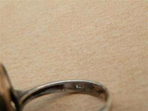 Spectacular sterling silver blue sapphire and topaz ring - weight 9.29 g.