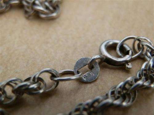 Awesome heavy solid sterling silver rope chain and a large filigree heart pendant - weight 21.94 g.