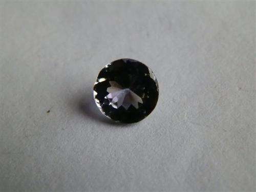 Radiant 1.15 ct blue Tanzanite round cut
