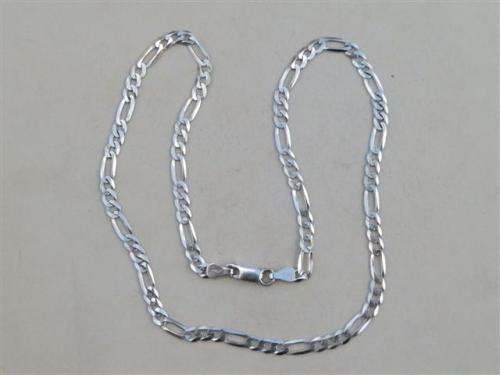 Study solid sterling silver neck chain - weight 8.7 g.