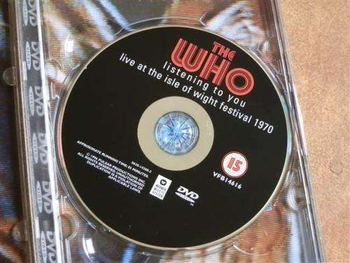 DVD Vintage Music - Live at the Isle of Wright Festival 1970 - THE WHO