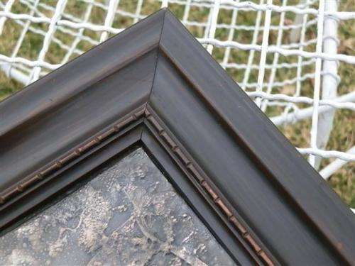 Magnificent 19th Century silver plated German HB pewter plaque, circa 1890's