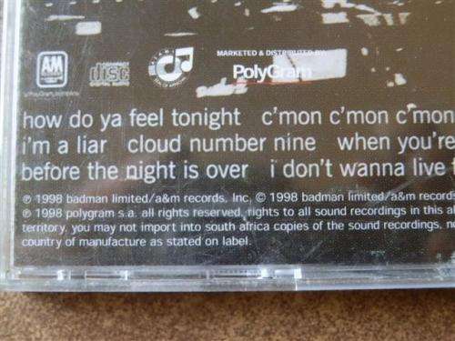 CD - On a day like today - Bryan Adams.