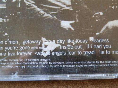 CD - On a day like today - Bryan Adams.