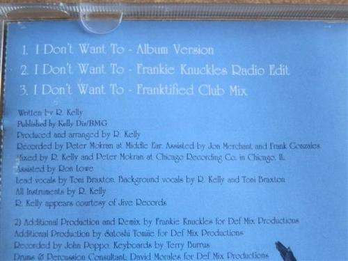 CD - I don`t want to - Tony Braxton