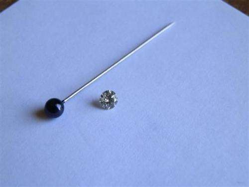 Sparkling EGL graded round brilliant NATURAL diamond, 0.198 ct