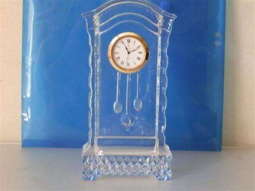 Magnificent glass Grandfather Clock