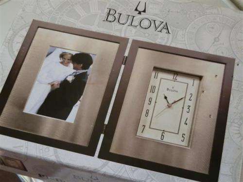 Bulova picture frame clock