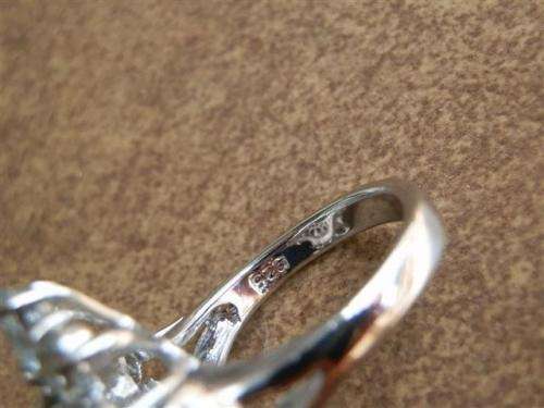 Sparkling 14 ct white gold over solid sterling silver ring Aquamarine, Emerald and Kyanite ring