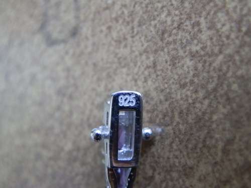 Enchanting solid sterling silver 35-stone natural amethyst bracelet with 14 ct white gold finish