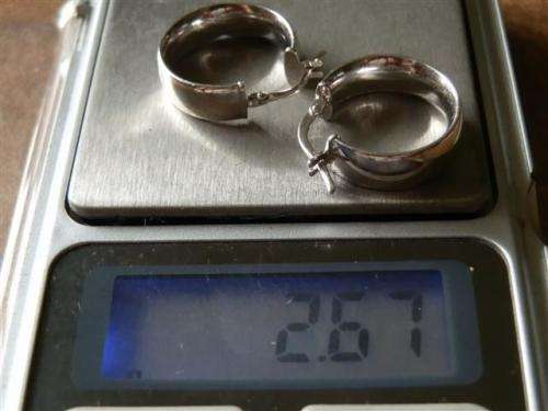 Awesome solid sterling silver hoop earrings