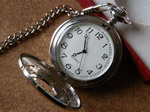 Pocket watch with fob chain in original box