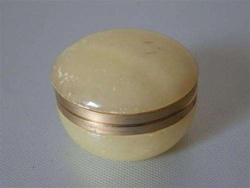 Very Nice Vintage Marble Trinket Box