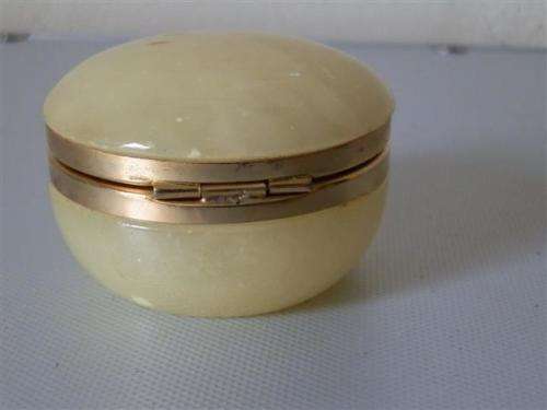 Very Nice Vintage Marble Trinket Box
