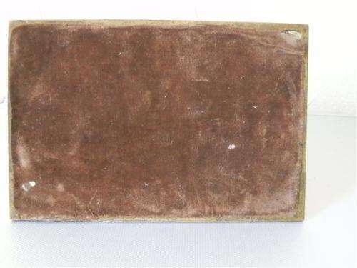 Antique brass gnomes paper weight