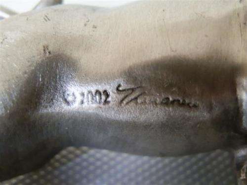 Heavy solid silver metal lion figurine - 380 g.