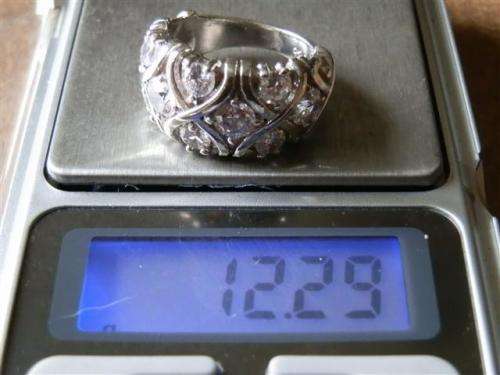 Fabulous Solid Sterling Silver Ring - weight 12.29 g.