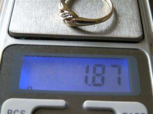 Awesome solid 9 ct natural diamond ring