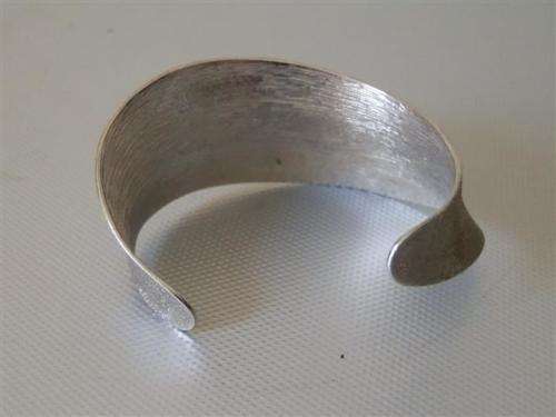 Stunning Solid Sterling Silver Italian `Magie` Designer`s Bangle - weight 24.29 g.