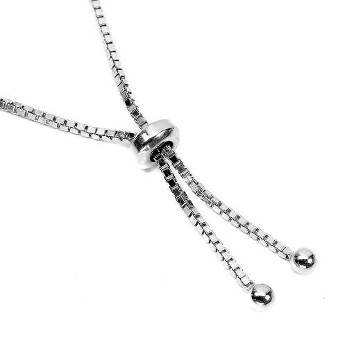 Exquisite Solid Sterling Silver Blue Sapphire Bracelet