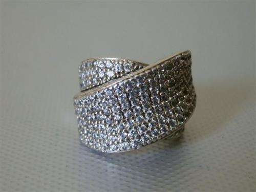 Smashing Heavy Solid Sterling Silver Ring - weight 12.7 g