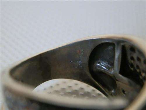 Smashing Heavy Solid Sterling Silver Ring - weight 12.7 g