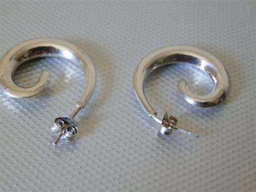 Fascinating Solid Sterling Silver Earrings