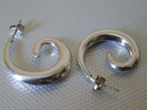 Fascinating Solid Sterling Silver Earrings
