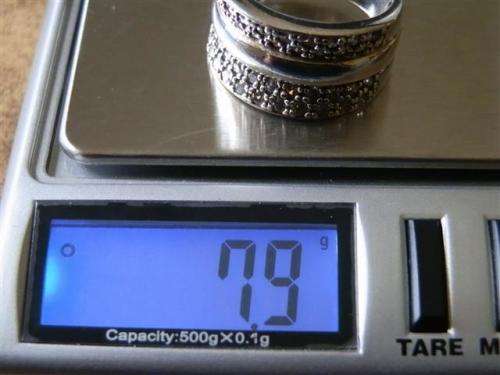 Magnificent Solid Sterling Silver Ring - weight 7.9 g