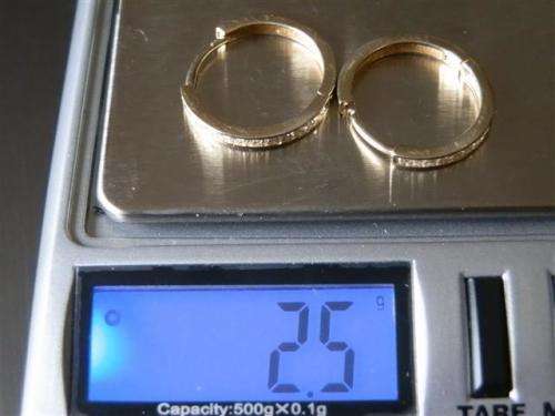 Awesome Solid 9 ct Gold Earrings - weight 2.5 g