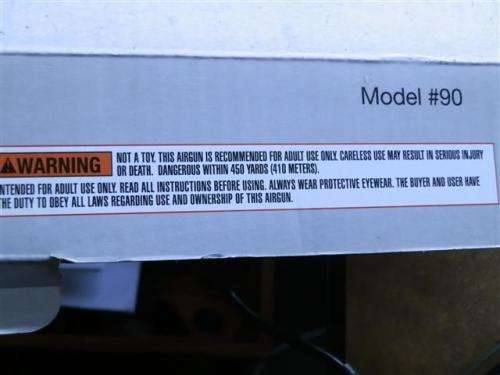 Model #90 - `Marksman`  Air Rifle .177 Cal with 4 x 32mm Scope and Mounts - Working Condition