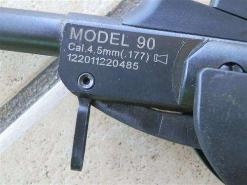 Model #90 - `Marksman`  Air Rifle .177 Cal with 4 x 32mm Scope and Mounts - Working Condition