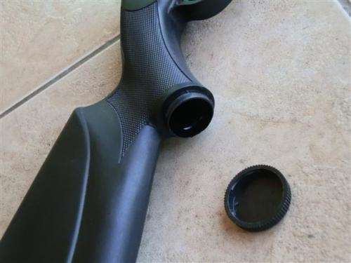 Model #90 - `Marksman`  Air Rifle .177 Cal with 4 x 32mm Scope and Mounts - Working Condition