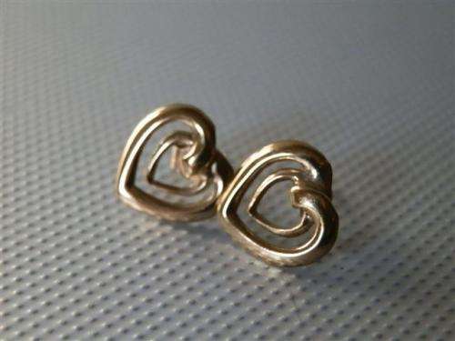 Elegant Solid 9 ct Gold Earrings with Wings