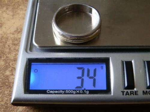 FREE SHIPPING!!  Solid 9 ct Gold and Sterling Silver Diamond Ring