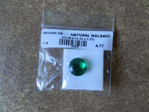 4.77 ct Round Cut Natural Moldavite