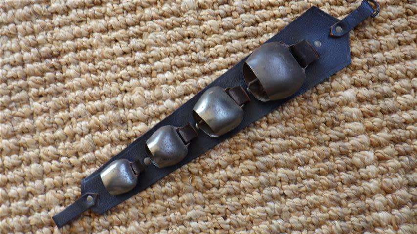 Antique Leather Cow Bell String - made in West Germany