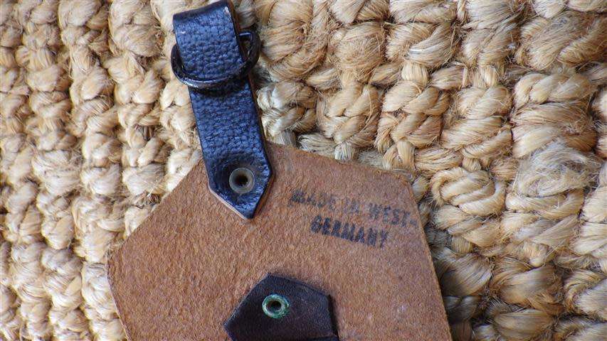 Antique Leather Cow Bell String - made in West Germany