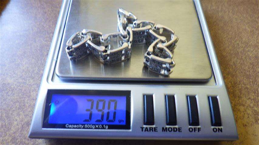 Gorgeous Sterling Silver Bracelet - weight 39 g